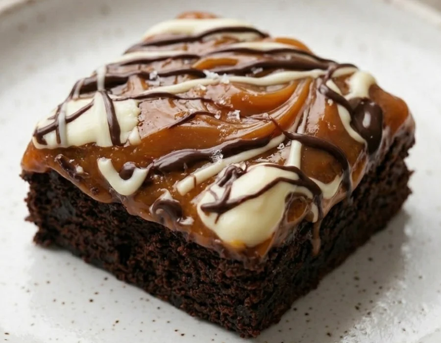 Salted Caramel Brownie